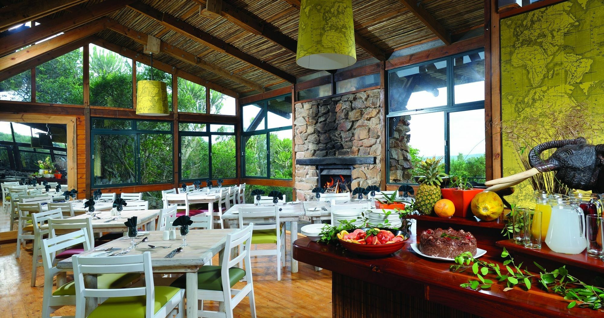 Kariega Game Reserve Main Lodge Kenton on Sea Exteriör bild